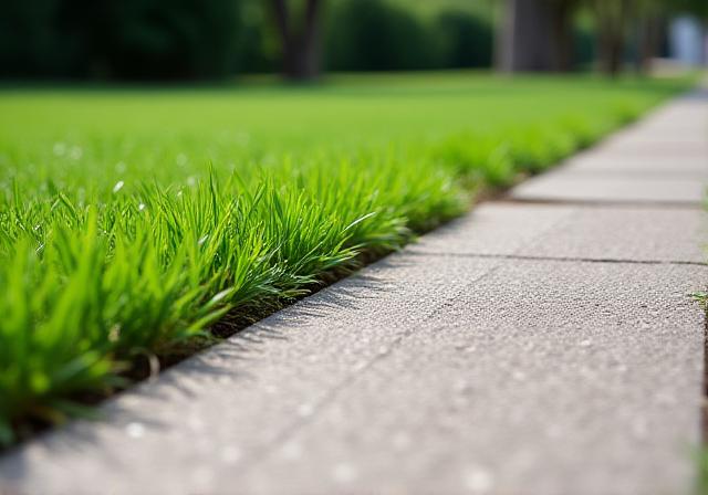 Cleanly edged pathway